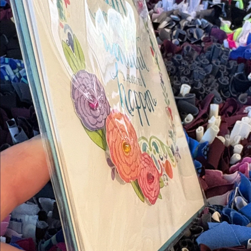 🆕Papyrus 3 Dimensional Floral Greeting Card